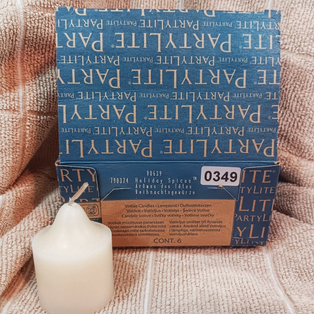 12 Partylite Holiday Spices Votive Candles V0639